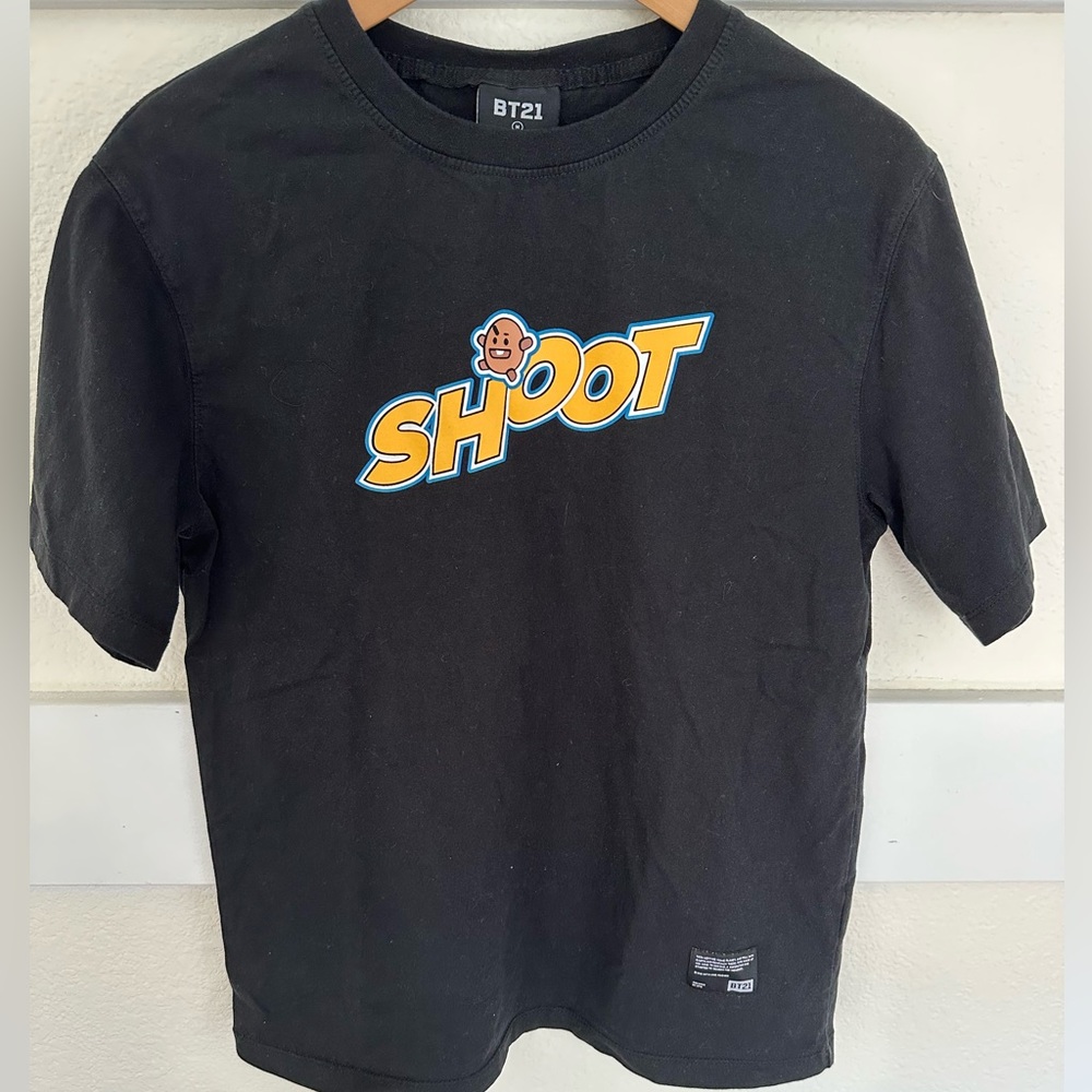 Men’s KPOP BTS BT21 Shoot Tee sz M